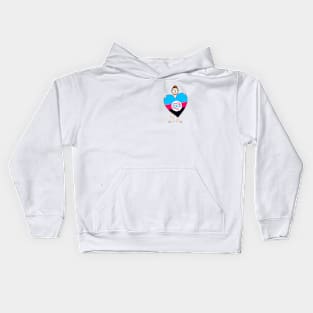 Polyamory Pride Heart Kids Hoodie